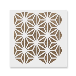 Sablon Perete vopsire, tencuiala 0.7mm Nebula Tile Stencil Refolosibil, model MXSP7264 - Img 2