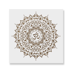 Sablon Perete vopsire, tencuiala 0.7mm Om Mandala Refolosibil, model MXSP7145