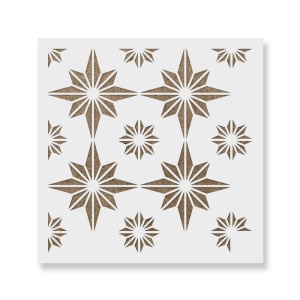 Sablon Perete vopsire, tencuiala 0.7mm Plectro Tile Stencil Refolosibil, model MXSP7254 - Img 2