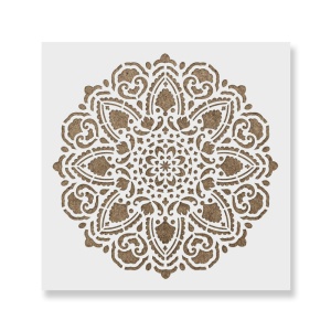 Sablon Perete vopsire, tencuiala 0.7mm Tranquility Mandala Refolosibil, model MXSP7148