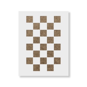 Sablon Perete vopsire, tencuiala 900x600x0.7mm Checker Refolosibil, model MXSP7121