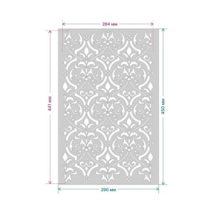 Sablon Perete vopsire, tencuiala model "Baroc" 300x450 mm MXSP7662 - Img 7