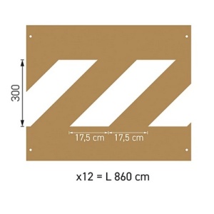 🚸 Set de 12 șabloane pentru marcaj trecere de pietoni – MXSP7696 - Img 4