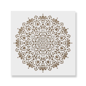 Sablon 200x200x0.7mm Harmony Mandala Refolosibil, model MXSP7011