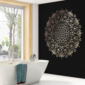Sablon 200x200x0.7mm Harmony Mandala Refolosibil, model MXSP7011 - Img 3