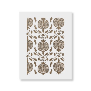 Sablon 900x600x0.7mm Pomegranate Refolosibil, model MXSP7033