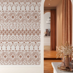 Sablon 900x600x0.7mm Tribal Rug Refolosibil, model MXSP7027 - Img 2