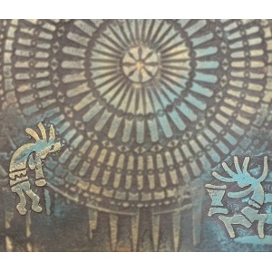 Șablon de Perete vopsire, tencuiala stil Maya 200x290 mm, 0.7 mm, model MXSP7668 - Img 3