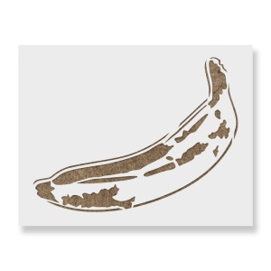Sablon Perete vopsire, tencuiala 0.7mm Banana Refolosibil, model MXSP7201
