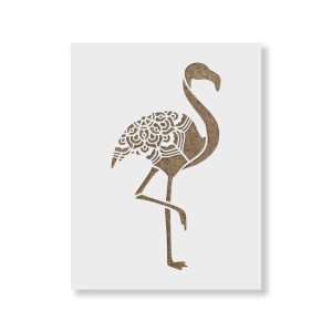Sablon Perete vopsire, tencuiala 0.7mm Flamingo model MXSP7441