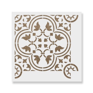 Sablon Perete vopsire, tencuiala 0.7mm Rosario Tile Stencil Refolosibil, model MXSP7261 - Img 2