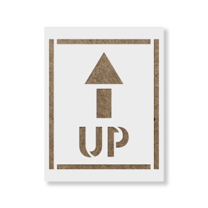 Sablon Perete vopsire, tencuiala 0.7mm Up Arrow Text Refolosibil, model MXSP7229 - Img 1
