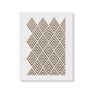 Sablon Perete vopsire, tencuiala 900x600x0.7mm Geometric Refolosibil, model MXSP7068 - Img 3