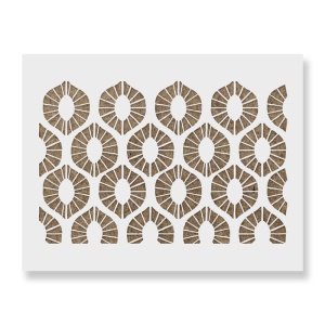 Sablon Perete vopsire, tencuiala 900x600x0.7mm Lemon Twist Refolosibil, model MXSP7128