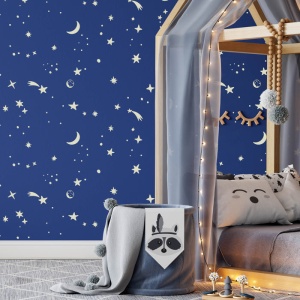 Sablon Perete vopsire, tencuiala 900x600x0.7mm Sky Stars Refolosibil, model MXSP7092 - Img 2
