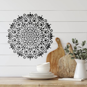 Sablon 200x200x0.7mm Harmony Mandala Refolosibil, model MXSP7011 - Img 4
