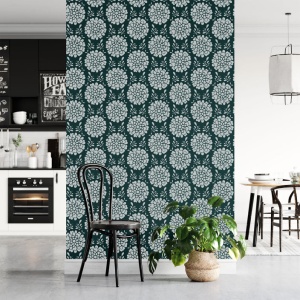 Sablon 900x600x0.7mm All-Over Dahlia Refolosibil, model MXSP7017 - Img 2