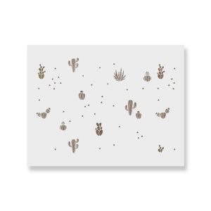 Sablon 900x600x0.7mm Cactus Refolosibil, model MXSP7024