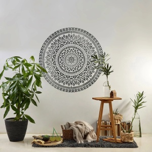 Sablon Perete 25cm BHADRA MANDALA 0.7mm model MXSP7604 marime 25cm X 25cm - Img 2