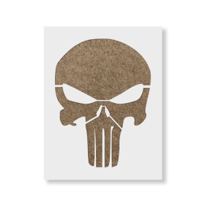 Sablon Perete vopsire, tencuiala 0.7mm Craniu Punisher model MXSP7445 - Img 1