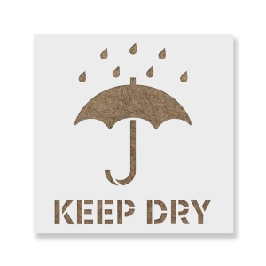 Sablon Perete vopsire, tencuiala 0.7mm Keep Dry Symbol Refolosibil, model MXSP7240