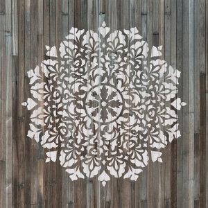 Sablon Perete vopsire, tencuiala 0.7mm Neve Mandala Refolosibil, model MXSP7158 - Img 4
