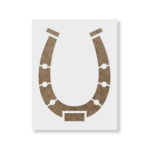 Sablon Perete vopsire, tencuiala 0.7mm Potcoavă model MXSP7478