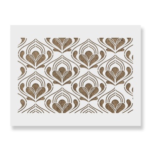 Sablon Perete vopsire, tencuiala 900x600x0.7mm Bohemian Heart Refolosibil, model MXSP7079