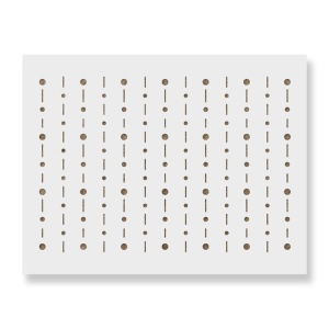 Sablon Perete vopsire, tencuiala 900x600x0.7mm Dots And Dash Refolosibil, model MXSP7089