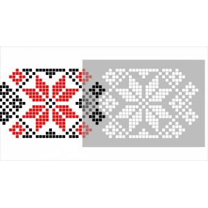 Set 4 sabloane 200x200x0.7mm, Mandala Flower, NUODWELL, Refolosibil MX70004 - Img 2