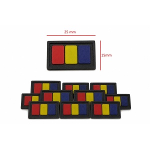Set de 10 Emblema Ecuson patch drapel Romania 25x15mm MAPN MAI EMB00643