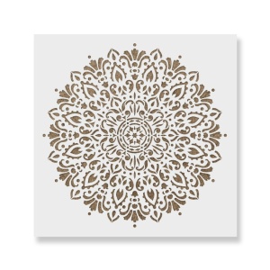 Sablon 200x200x0.7mm Harmony Mandala Refolosibil, model MXSP7011