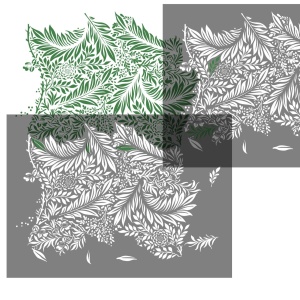 Sablon 563x570x0.7mm Larkspur Refolosibil, model MXSP7008