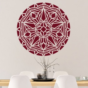 Sablon Perete vopsire, tencuiala 0.7mm Deco Mandala Refolosibil, model MXSP7152 - Img 3