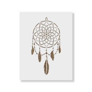 Sablon Perete vopsire, tencuiala 0.7mm Dream Catcher model MXSP7456