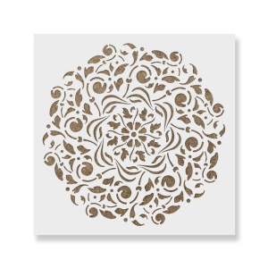Sablon Perete vopsire, tencuiala 0.7mm Scheele Mandala Refolosibil, model MXSP7151