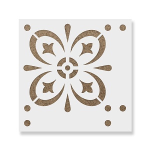 Sablon Perete vopsire, tencuiala 0.7mm Starvos Tile Stencil Refolosibil, model MXSP7265 - Img 2