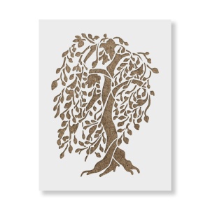 Sablon Perete vopsire, tencuiala 0.7mm Willow Tree Refolosibil, model MXSP7183