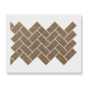 Sablon Perete vopsire, tencuiala 900x600x0.7mm Basic Brick Angle Refolosibil, model MXSP7130