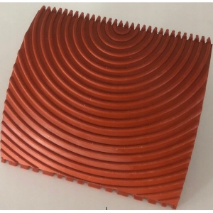 🎨 Unealtă decorativă din cauciuc pentru efect scândură de lemn 9 × 9 cm LICO6922 - Img 2