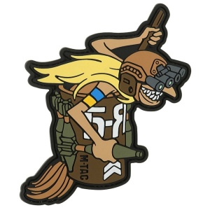 Emblema Patch Petic Baba Yaga PVC, 90x135 mm, Multicolor Var 1
