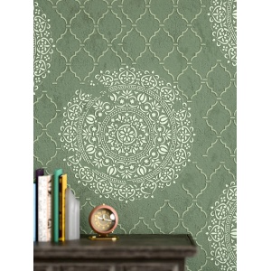 Sablon 570x570x0.7mm, Mandala Elegant Circle , Refolosibil MX70006.1 Diametru total de 550mm - Img 9