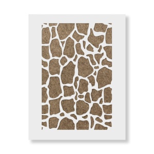 Sablon 900x600x0.7mm Rock Refolosibil, model MXSP7036
