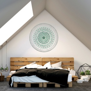 Sablon Perete 25cm BHADRA MANDALA 0.7mm model MXSP7604 marime 25cm X 25cm - Img 4