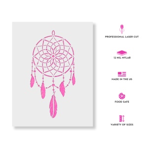 Sablon Perete vopsire, tencuiala 0.7mm Dream Catcher model MXSP7456 - Img 2