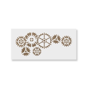 Sablon Perete vopsire, tencuiala 0.7mm Roți Dințate model MXSP7470