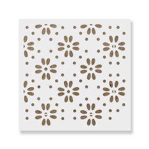 Sablon Perete vopsire, tencuiala 0.7mm Runa Tile Stencil Refolosibil, model MXSP7262 - Img 2