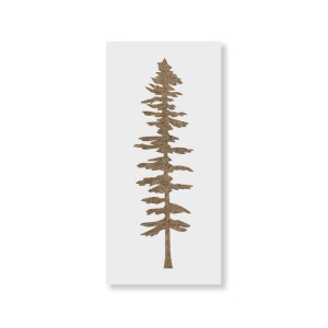 Sablon Perete vopsire, tencuiala 0.7mm Tall Fir Tree Stencil Refolosibil, model MXSP7164
