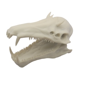 Decor Acvariu, Craniu Artificial din Rasina, Pestele Betta, Casa pentru Reptile, Dimensiuni 20x10x18cm