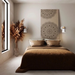 Sablon 570x570x0.7mm, Mandala Elegant Circle , Refolosibil MX70006.1 Diametru total de 550mm - Img 6